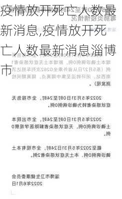 疫情放开死亡人数最新消息,疫情放开死亡人数最新消息淄博市-第3张图片-动人旅游网