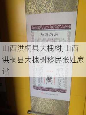 山西洪桐县大槐树,山西洪桐县大槐树移民张姓家谱-第1张图片-动人旅游网