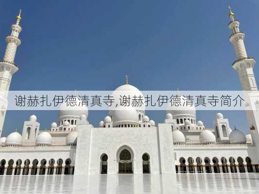 谢赫扎伊德清真寺,谢赫扎伊德清真寺简介-第1张图片-动人旅游网