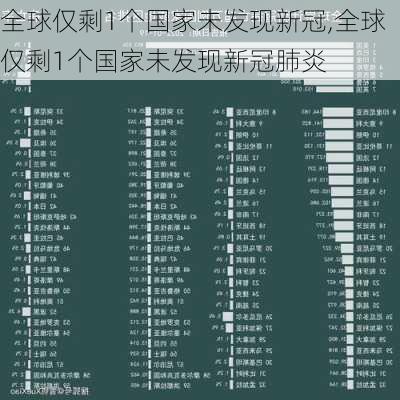 全球仅剩1个国家未发现新冠,全球仅剩1个国家未发现新冠肺炎-第2张图片-动人旅游网