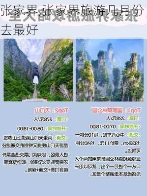 张家界,张家界旅游几月份去最好-第1张图片-动人旅游网