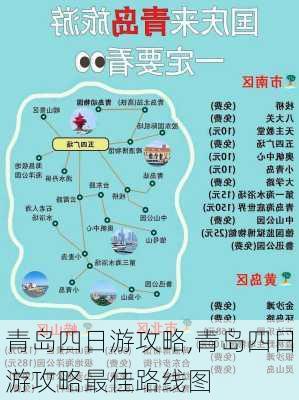 青岛四日游攻略,青岛四日游攻略最佳路线图