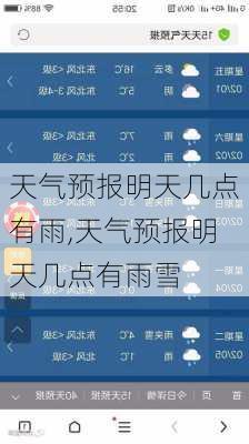 天气预报明天几点有雨,天气预报明天几点有雨雪-第3张图片-动人旅游网