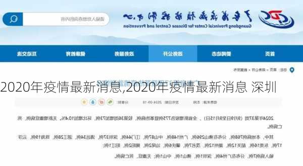 2020年疫情最新消息,2020年疫情最新消息 深圳-第3张图片-动人旅游网